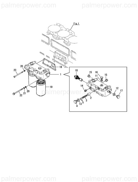 Order YANMAR 127675-35120 Gasket, Filter