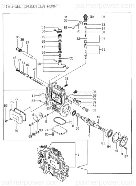 Order YANMAR 129155-51711 Gasket, Cover