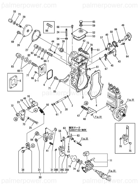 Order YANMAR 129155-61051 Gasket, Case