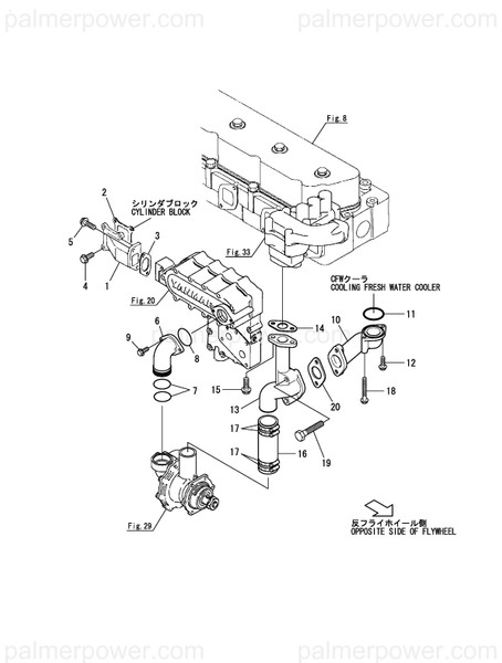 Order YANMAR 24326-000550 O-Ring, 4Dg55.0