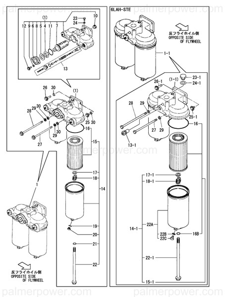 Order YANMAR 148616-35130 Packing, Cock