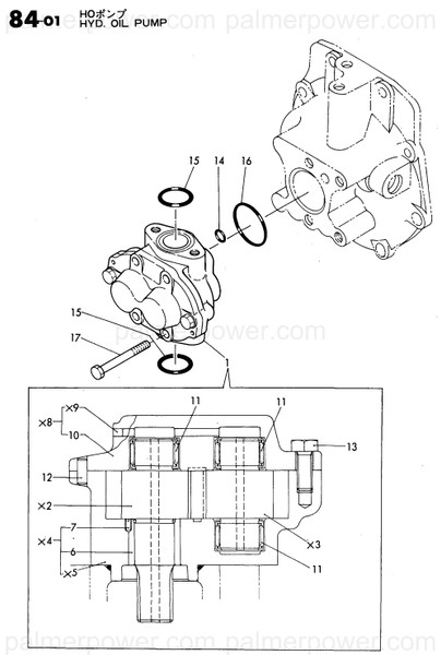 Order YANMAR 24311-000420 O-Ring, 1Ap42.0