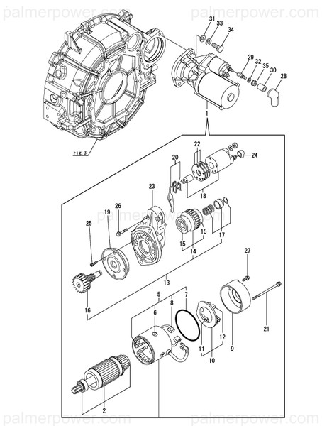 Order YANMAR 121254-77810 Cover, Terminal M