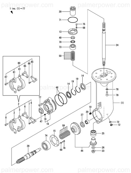 Order YANMAR 24512-052044 Bearing, Ball 5204