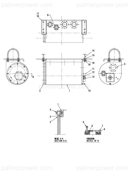 Order YANMAR 24321-001550 O-Ring, 1Ag155.0