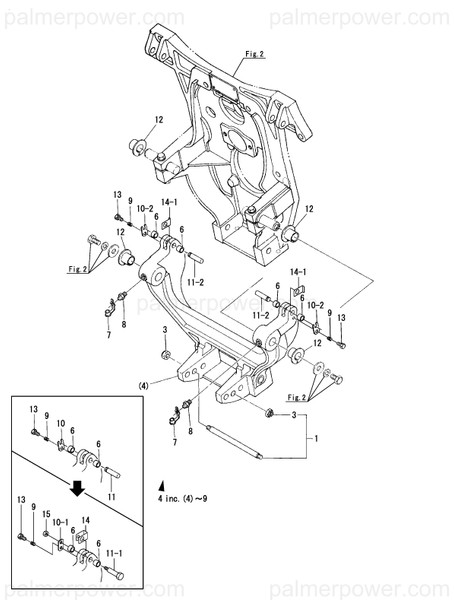 Order YANMAR 26343-100002 Nut, M10