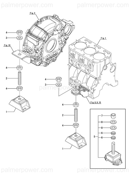 Order YANMAR 26776-270002 Nut, Lock M27