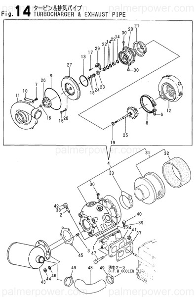Order YANMAR 127692-18210 Gasket, Turbine In