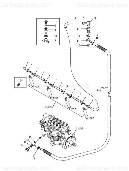 Order YANMAR 129270-59580 Cap, Return Pipe