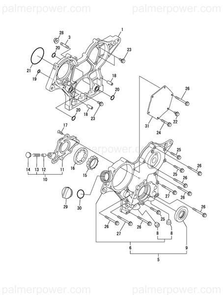 Order YANMAR 119717-32110 Rotor, Inner