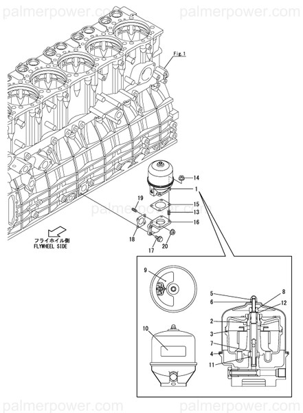 Order YANMAR 135410-35940 Spindle