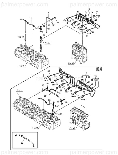 Order YANMAR 127695-59821 Pipe Assy, Injection
