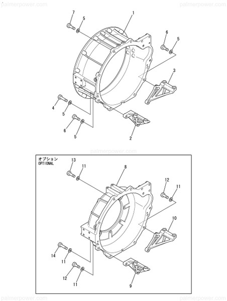 Order YANMAR 26156-120502 Bolt, M12X 50 Plated