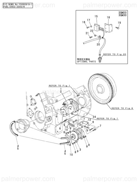 Order YANMAR 26116-080222 Bolt, M8X 22 Plated