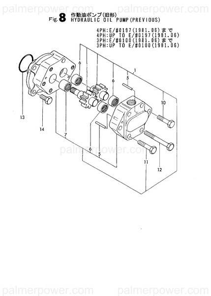 Order YANMAR 26116-080402 Bolt, M8X 40 Plated