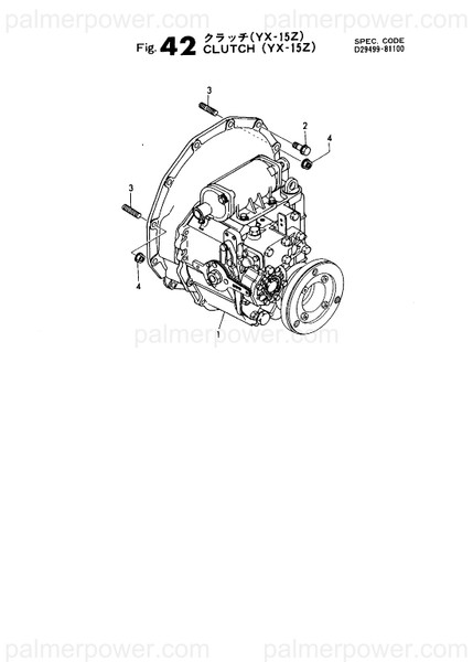 Order YANMAR 26716-100002 Nut, M10