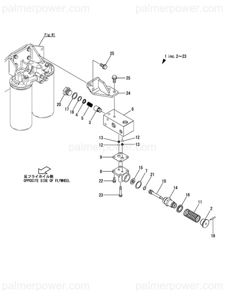 Order YANMAR 22252-000240 Ring,  24