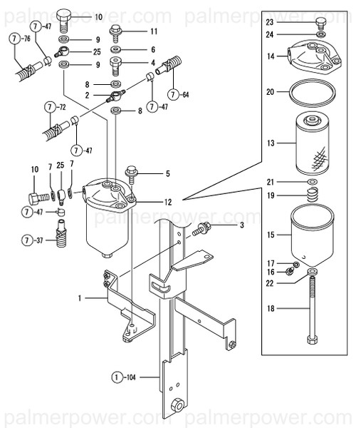 Order YANMAR 26014-080202 Bolt, M8X 20