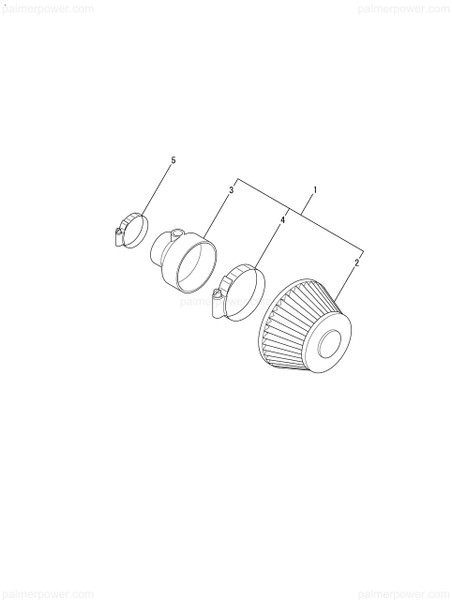 Order YANMAR 120660-12550 Filter Assy, Air