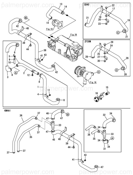 Order YANMAR 129670-49260 Pipe, Sea Water