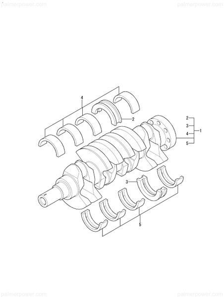 Order YANMAR 165000-68650 Shell, Bearing 60.00