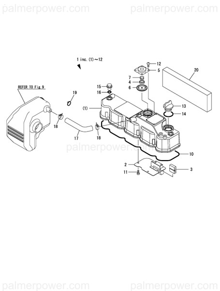 Order YANMAR 129670-11960 Acoustic Absorbent