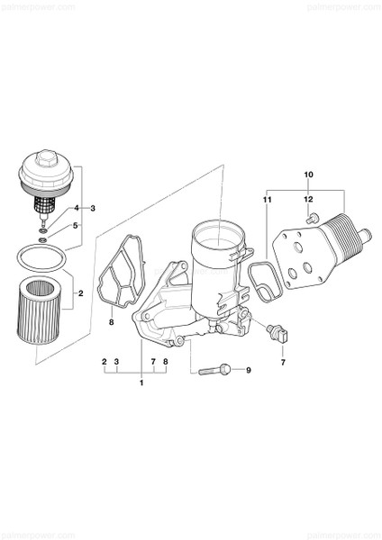 Order YANMAR 165000-69520 Element, Oil Filter