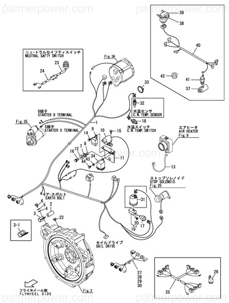 Order YANMAR 129670-77920 Harness, Wire Engine