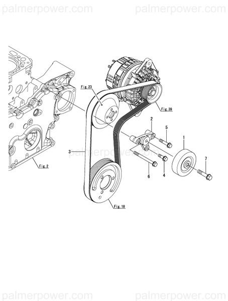 Order YANMAR 129675-21800 Pulley, Idle