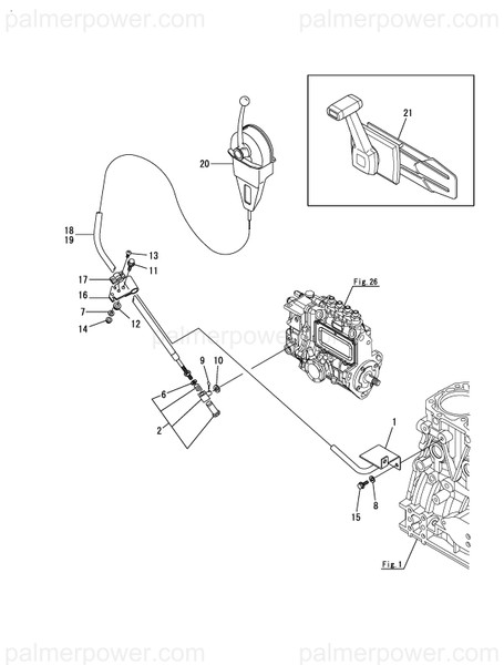 Order YANMAR 129670-67100 Bracket, Governor