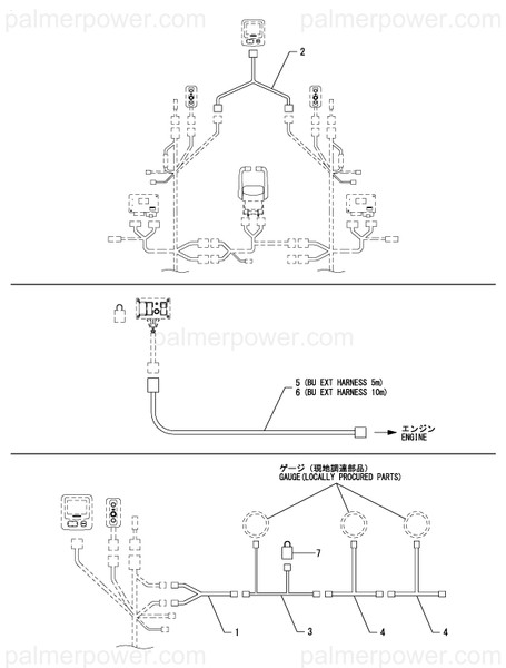 Order YANMAR 164000-21270 Harness, Display