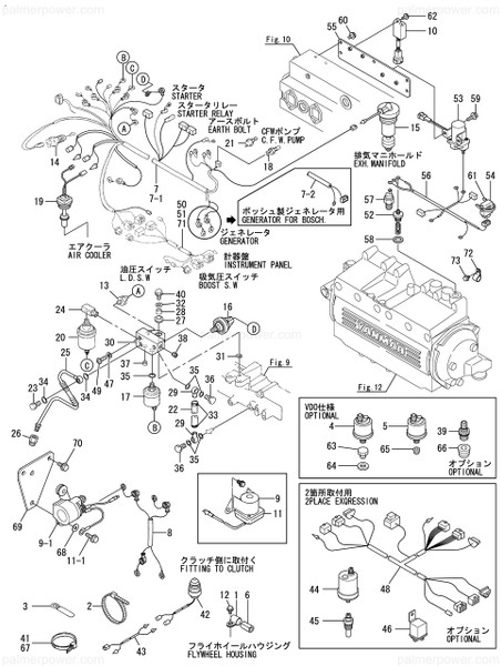 Order YANMAR 119773-91650 Sensor, Hydraulic