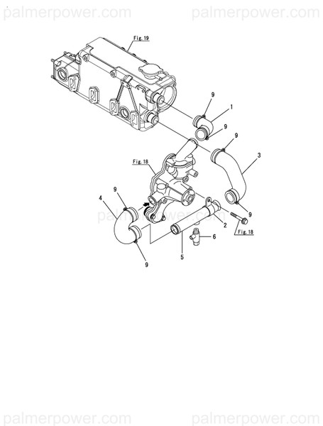 Order YANMAR 129271-49250 Pipe, Fresh Water