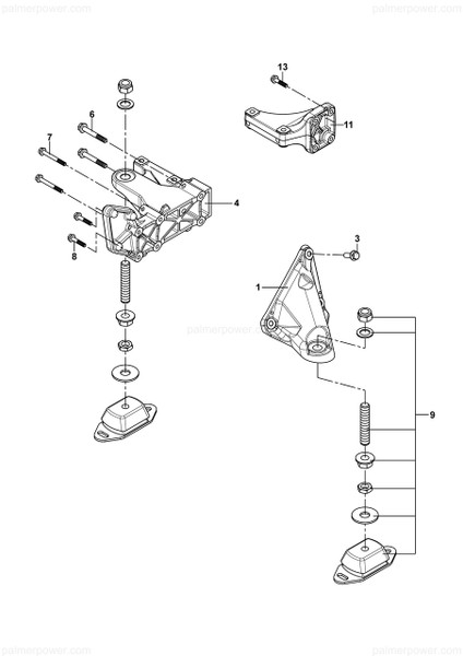 Order YANMAR 120660-18460 Bracket, Cooler Rear