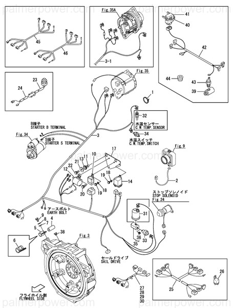 Order YANMAR 129271-77940 Harness, Wire Engine
