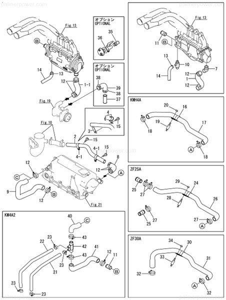 Order YANMAR 129672-49060 Pipe, Cooler Inlet