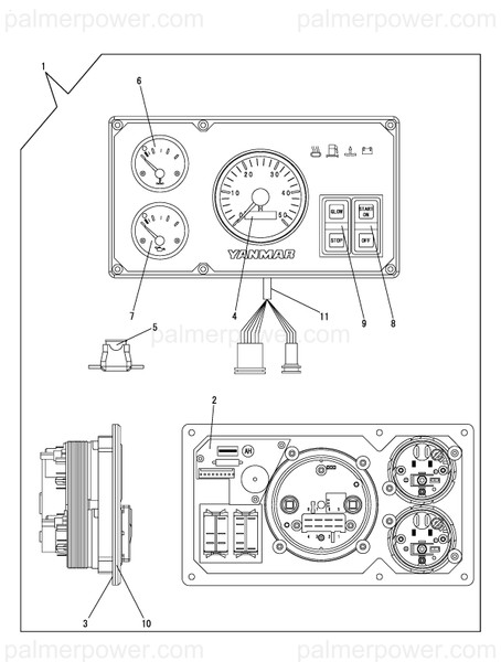 Order YANMAR 129271-91182 Circuit, Panel C