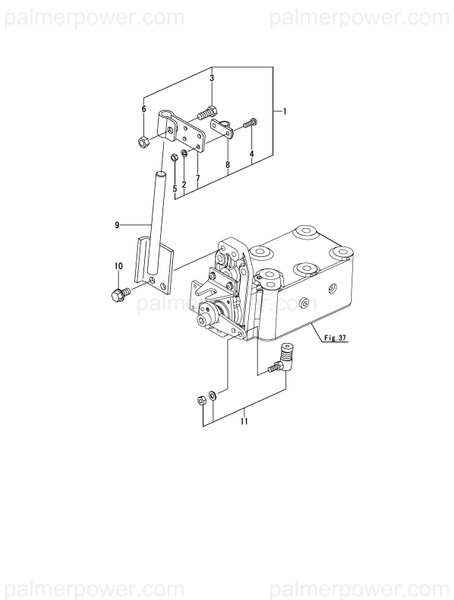 Order YANMAR 26116-080202 Bolt, M8X 20 Plated