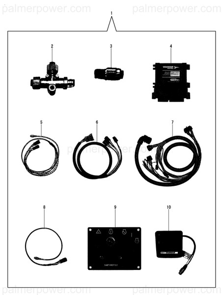 Order YANMAR 720650-66151 Control Kit, Stbd Ul