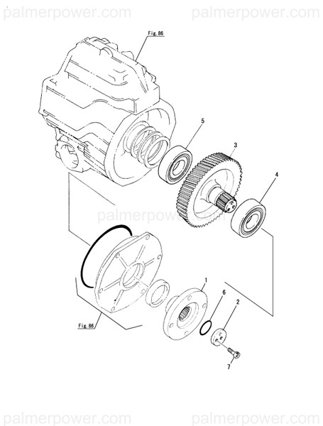 Order YANMAR 177074-03611 Shaft, Z=61 I=2.57