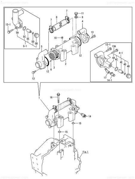 Order YANMAR 177061-04700 Core Assy, Oil Coole