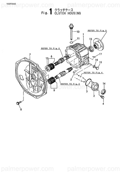 Order YANMAR 177088-02012 Housing, Clutch