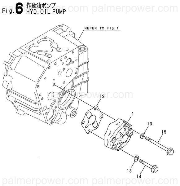 Order YANMAR 177077-64070 Gasket, Pump