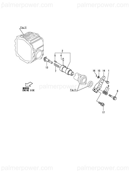 Order YANMAR 177070-06341 Shaft Assy