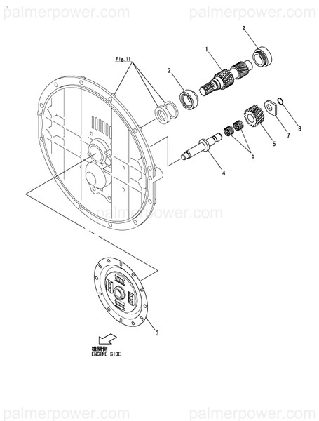 Order YANMAR 177070-03440 Bearing, 162213