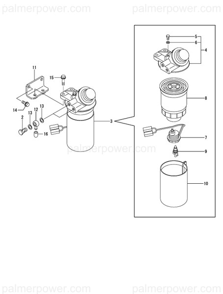 Order YANMAR 119172-55800 Ss  119172-55801