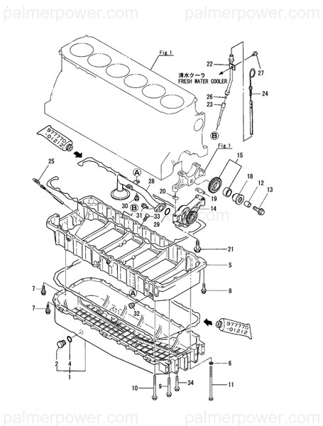 Order YANMAR 119593-01730 Sump