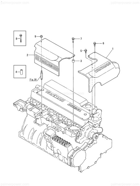 Order YANMAR 119593-77460 S/S 119593-77461