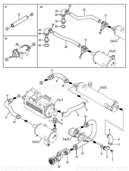 Order YANMAR 119595-49700 Hose, Clutch Inlet
