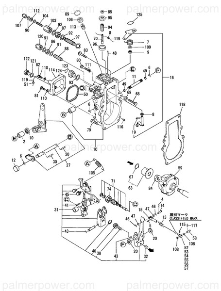 Order YANMAR 120324-61551 Angleich Assy